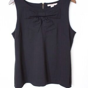 Banana Republic Classic Black Bow Blouse